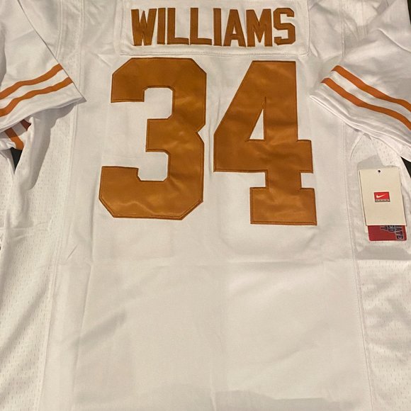 Nike TEXAS LONGHORNS RICKY WILLIAMS Men's JERSEY Sz M,L,XL,2XL New w tags SEWN - Picture 7 of 7